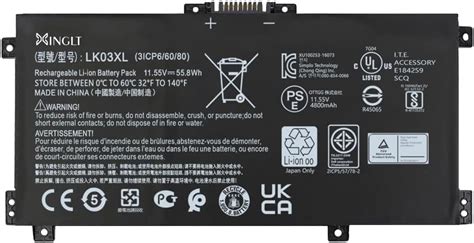 Amazon LK03XL L09281 855 916814 855 L08855 856 Replacement Battery