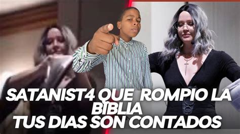 NIÑ0 PROFETA ENFRENTA A MUJER QUE ROMPIÓ LA BIBLIA EN PÚBLICO YouTube