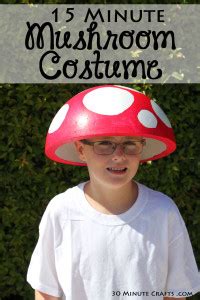 Simple Mushroom Costume 30 Minute Crafts