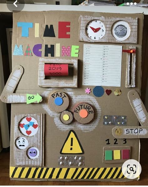 Diy Time Machine Craft For Kids