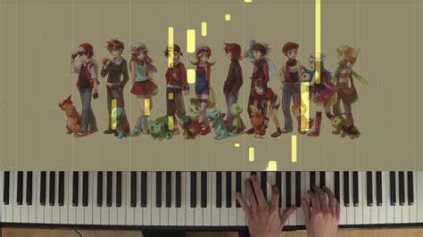 Pokemon Gold Silver Goldenrod City Retro Ver Piano Arrangement