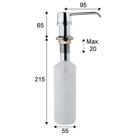 Accesorios y complementos TEKA DISPENSADOR DE JABÓN UNIVERSAL 0 35 L