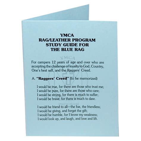 Rag Study Card Blue Yshopbiz