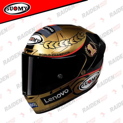 Jual Suomy SR GP Pecco Bagnaia World Champion 2022 Gold Helmet Shopee