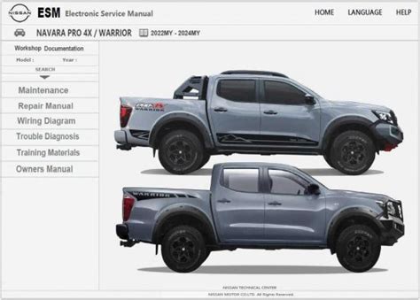 2022 2024 Nissan Navara Pro 4x Warrior Service Repair Manual Wiring Diagram Automotive