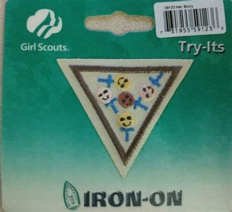 Retired Brownie Girl Scouts Try Its Iron On Badge Patch Her Story 59123