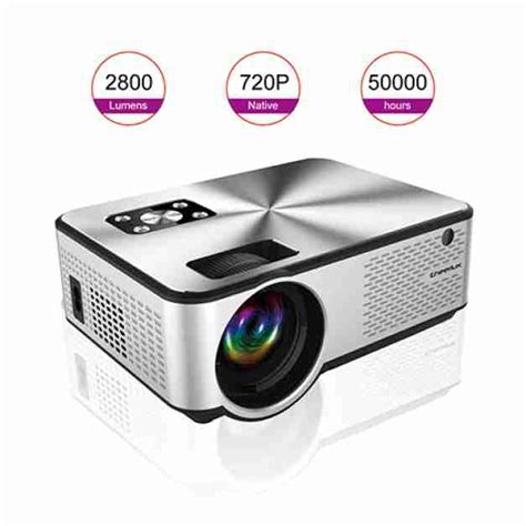 Cheerlux C9 2800 Lumens Mini Projector With Built In TV Card Basictech