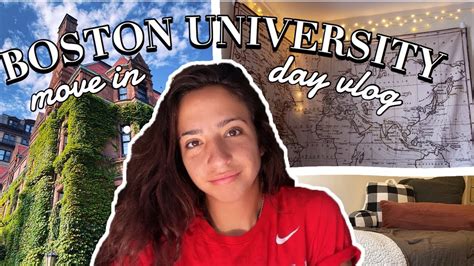 Boston University Move In Day Vlog 2020 Boston University Dorm Tour