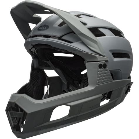 Bell Enduro Mtb Helm Super Air R Spherical Matte Gloss Grays Maciag