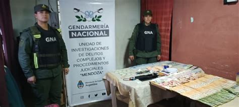 Realizaron un importante operativo antidroga en Las Heras y Guaymallén