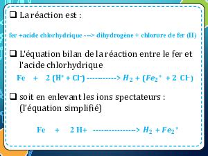 R Actions De Quelques M Taux Avec Les Solutions Acides Et Basiques