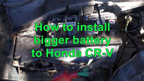 Replacing Car Battery Honda Cr V 2007 Honda Cr V 12v Automot