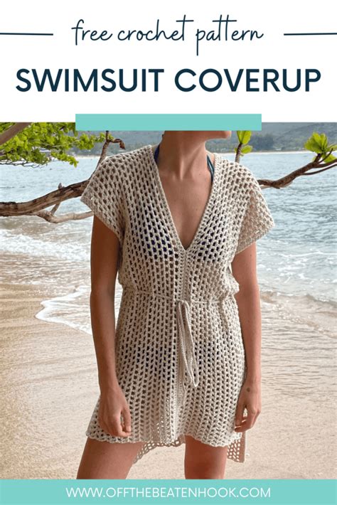 Beach Swimsuit Coverup Free Crochet Pattern The Pua Poa Beach Coverup