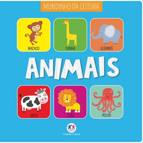 Livro Cartonado Animais Shopee Brasil