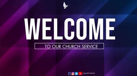 Welcome To Church Service Template Postermywall