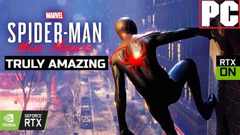 Spider Man Miles Morales PC Insane Ultra Raytracing Gameplay Nvidia