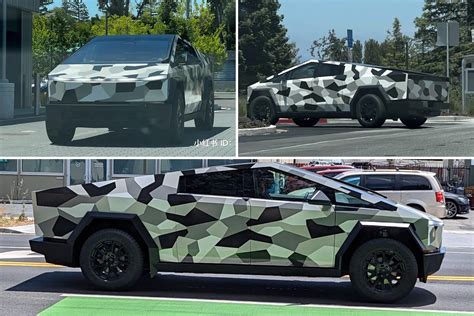 A Cybertruck With Camo Has Been Spotted In California