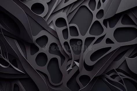 Black Abstract Background with Dark Concept, Generative AI Stock ...