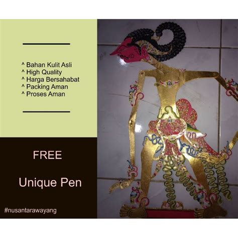 Jual Wayang Kulit Wisanggeni Alusan Shopee Indonesia