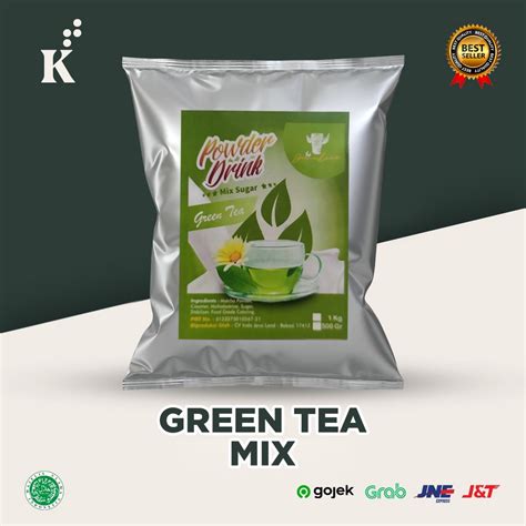 Jual Powder Green Tea Mix Bubuk Minuman Bubble Drink Javaland 1 Kg