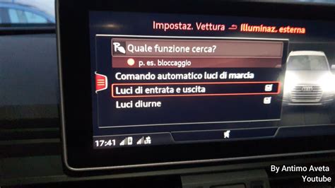 Audi Q Fy Intera Video Codifica Obdeleven Attivazione Menu Luci