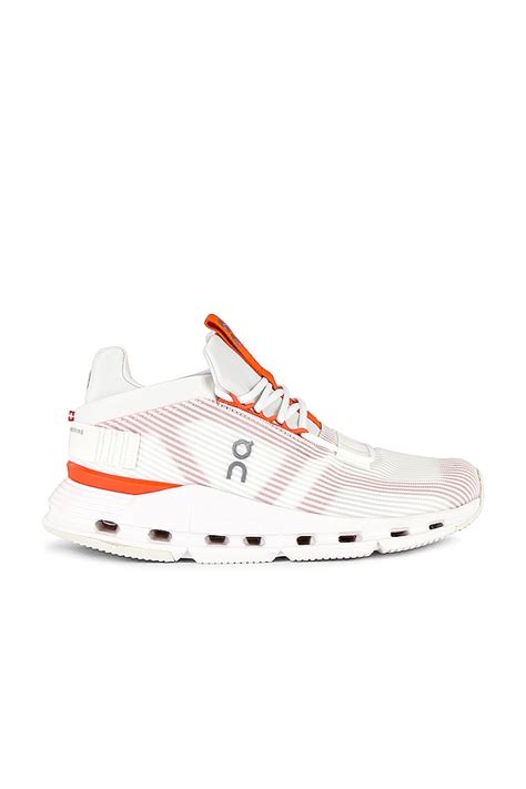 On Zapatilla Deportiva Cloudnova Void En Undyed White Flame Revolve