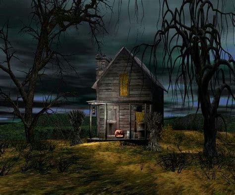 Spooky Cabin Haunted House Pictures Halloween Haunted Houses