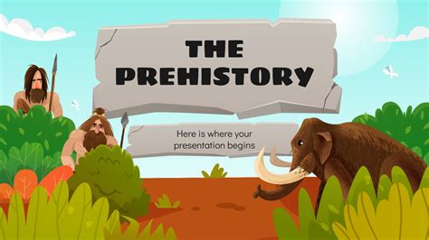 The Prehistory Google Slides Theme Powerpoint Template