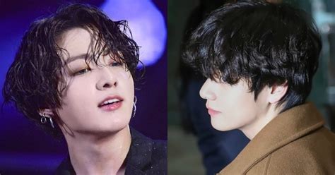 7 Times BTS Members Rocked Their Absolute Best Curly Cute Hairstyles ...