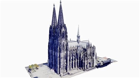 Cologne Cathedral D Model By Sensiet Asensio A Ba Sketchfab