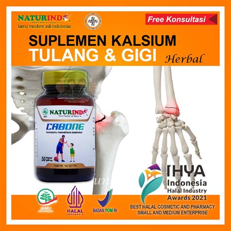 Jual Suplemen Kalsium Tulang Dan Gigi Herbal Penguat Tulang Obat