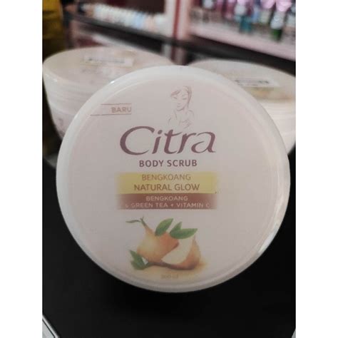 Jual Citra Body Scrub Bengkoang Natural Glow 200ml Murah Original