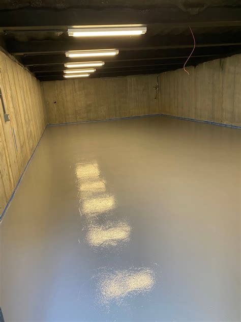 Tin Build Epoxy Basement Concrete Floors Oldstonerestoration