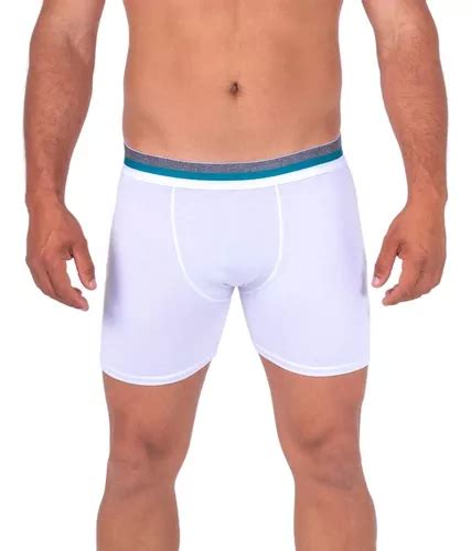 Cuecas Boxer Kit C 3 Long Leg Fibra Bambu Box Luxo Revenda MercadoLivre