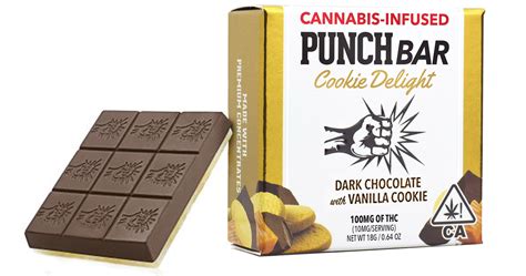 Punch Edibles Dark Chocolate With Vanilla Cookie 100mg San Diego