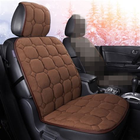 Car Seat Cushion Warmer Cover Winter Seat Mat Coffee