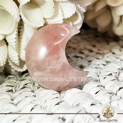 Crystal Moon Rose Quartz Gaia Center Crystal Shop Cyprus