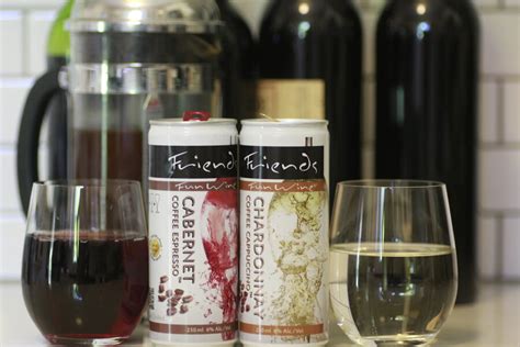 Friends Fun Wine Coffee Infused Cabernet Chardonnay Thrillist