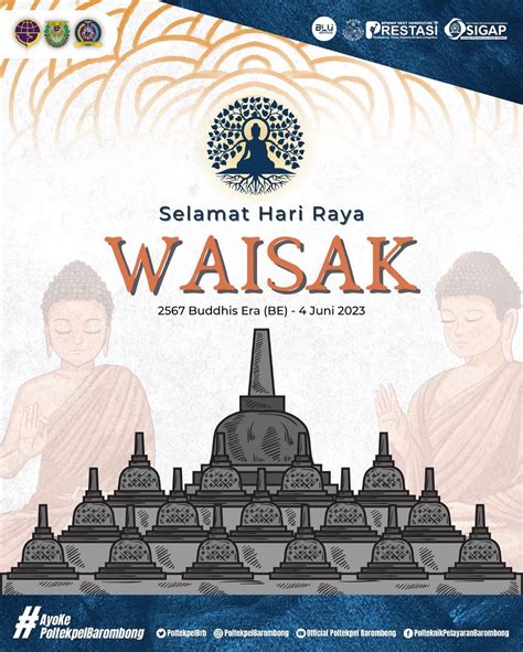 Selamat Hari Raya Waisak 2567 BE 4 Juni 2023 Politeknik Pelayaran