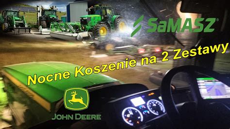 Nocne Koszenie Trawy Nasiennej W Pokos Jak Dzia A Nawigacja John Deere