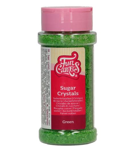 Köp Funcakes Strössel Sugar Crystals Green Hos Snabb