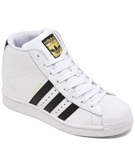 Adidas Originals Womens Superstar Up High Top Platform Casual Sneakers