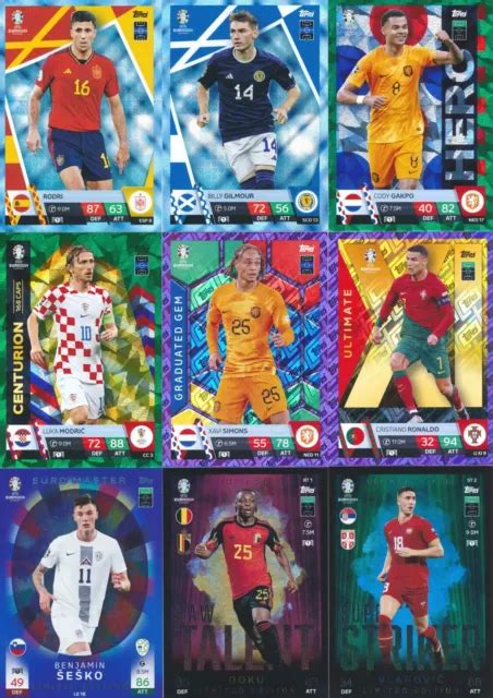 Match Attax Uefa Euro Allemagne Dition Limit E Cartes