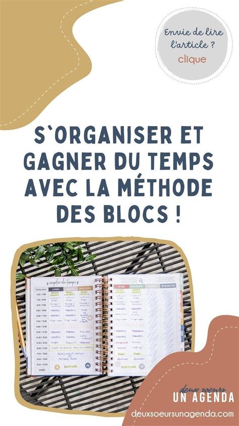 Organiser Son Temps Avec Cette M Thode Deux Soeurs Un Agenda Agenda