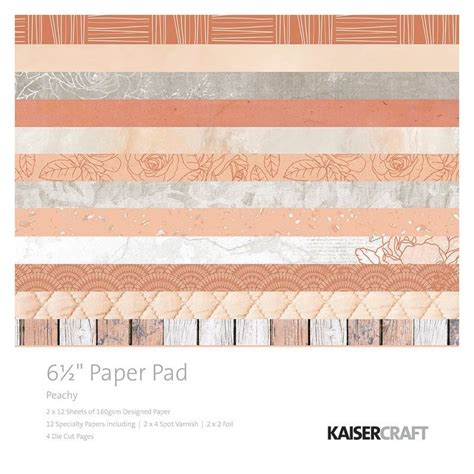 Blok Papier W Kaisercraft Peachy X Kaisercraft Sklep