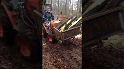 Kubota B1620 Im Wald Youtube