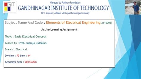 Ppt On Introduction To Basic Electrical Concept By Harshid Panchal PPT