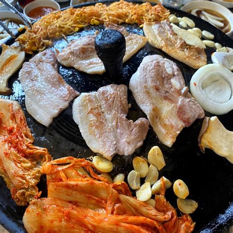 경남진주맛집 솥뚜껑에 구워먹어서 더 맛있는 삼겹살 맛집 오고집 네이버 블로그