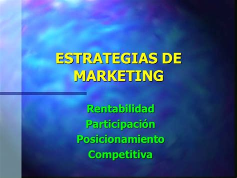 Estrategias De Marketing Ppt Descargar