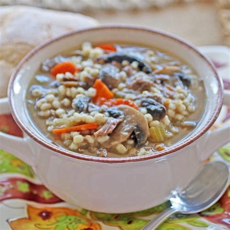 Delicious Beef Barley Mushroom Soup Recipe How To Make Perfect Recipes